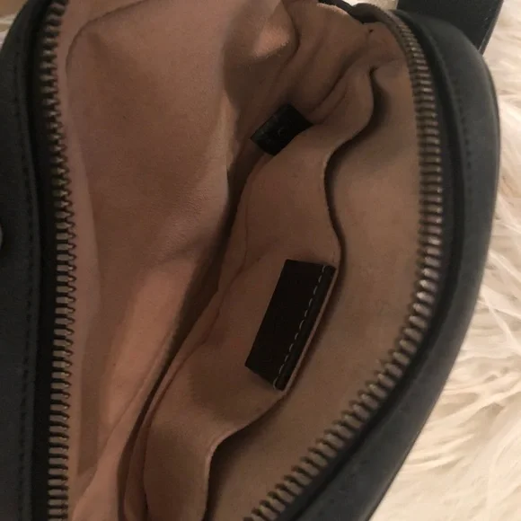 Black Quilted Leather Crossbody Bag - Picture 7 of 16